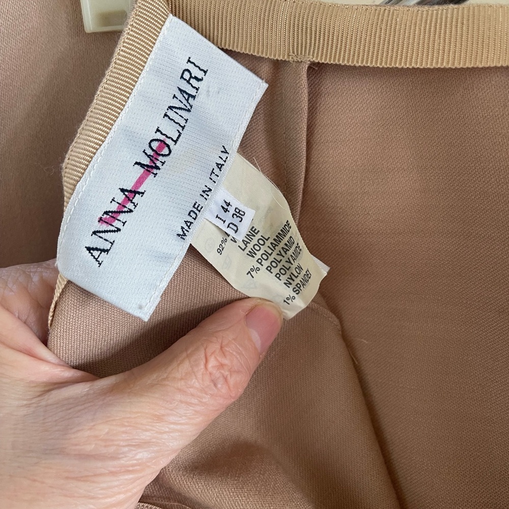 VINTAGE ANNA MOLINARI SKIRT - Picture 7 of 10